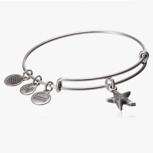 Alex and Ani Starfish Silver Bangle NWT
